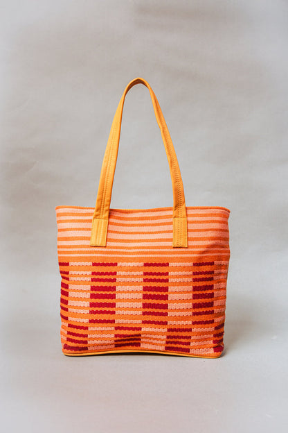 Woven Zip Tote - Last Chance
