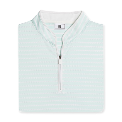 Zip Front Stripe Women - Glacial Blue / White