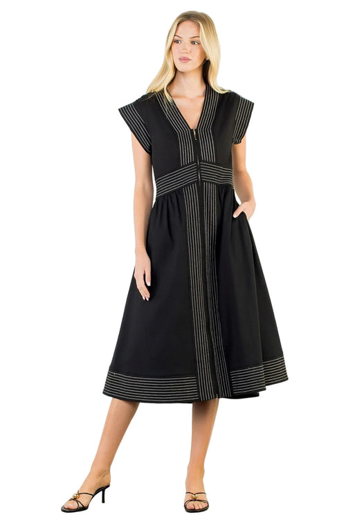 Zipper Dress (Black)